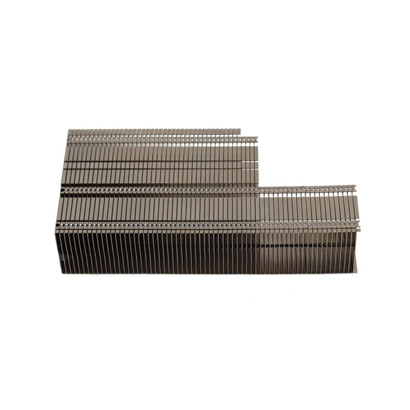 Disipador de calor de aleta apilada con estampado de aluminio 6063 6061