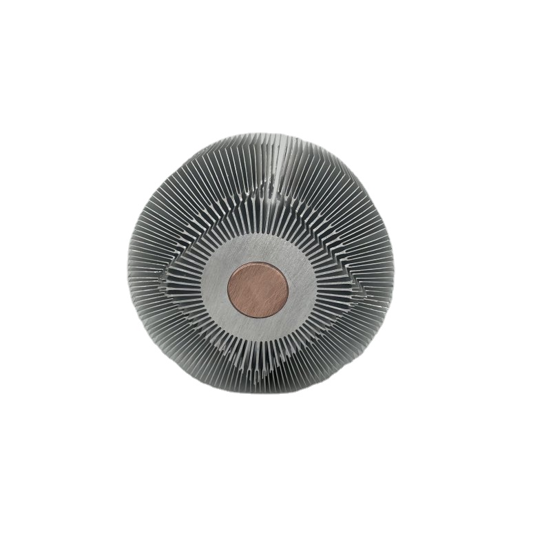 Disipador de calor de girasol redondo LED de extrusión de aluminio
