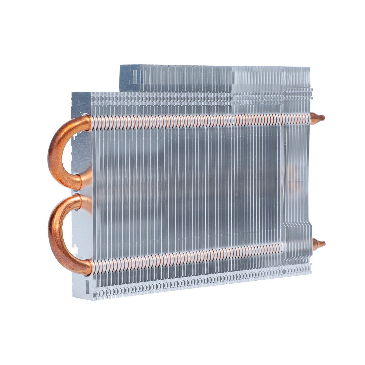 Heatpipe de cobre que sella el disipador de calor de la soldadura de aleta de la hebilla para los servidores