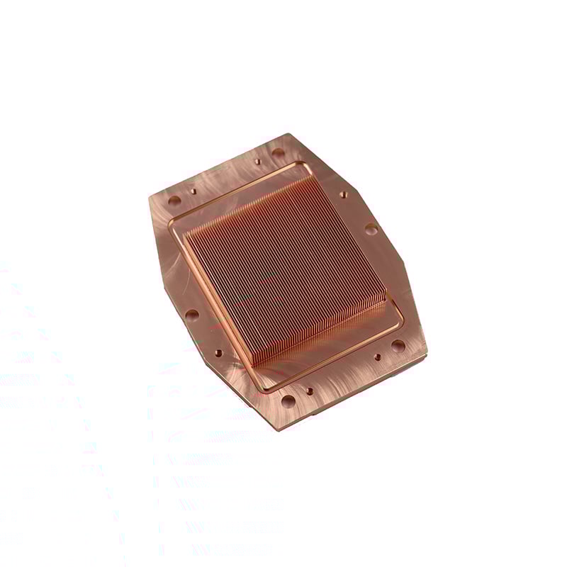Ventiladores que enfrían el disipador de calor de la máquina del CNC del diente de la pala del terminal de la computadora