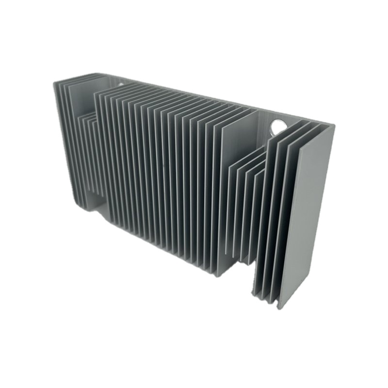Perfil de aluminio anodizado de extrusión del disipador de calor del inversor solar