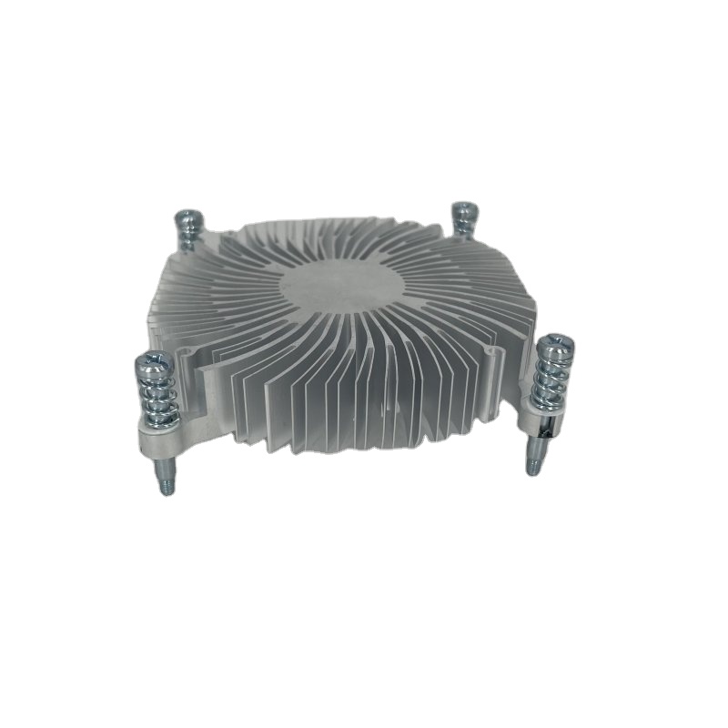 Extrusión de aluminio del disipador de calor de la perforación del amplificador del coche que muele