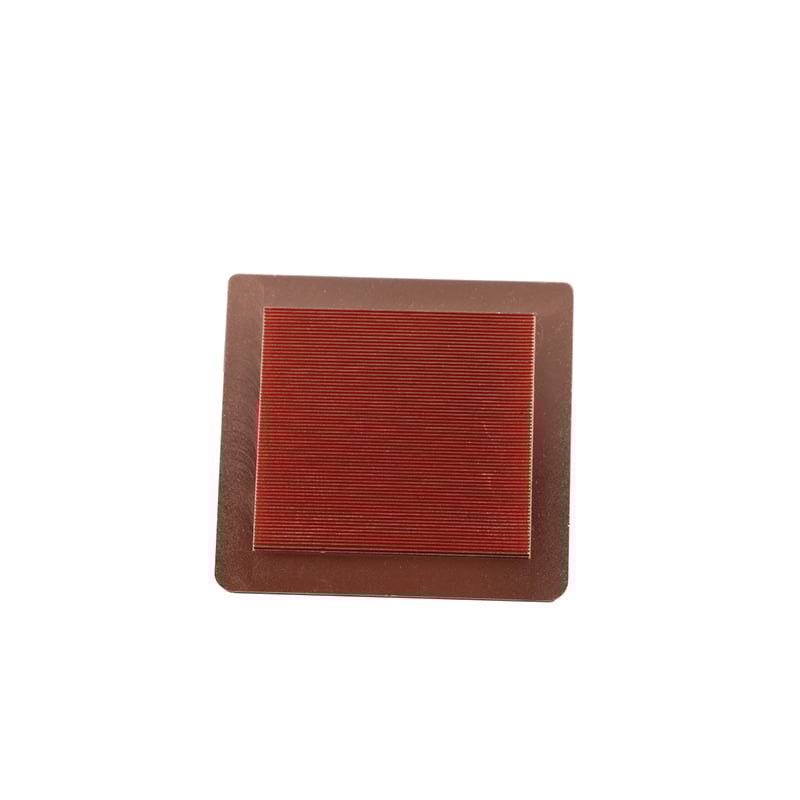 Disipador de calor de aleta de corte de cobre con dientes de pala CNC para computadora