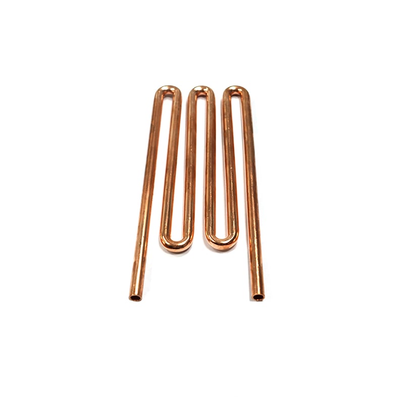 Doblez del tubo de calor de cobre plano niquelado para el regulador del videojuego