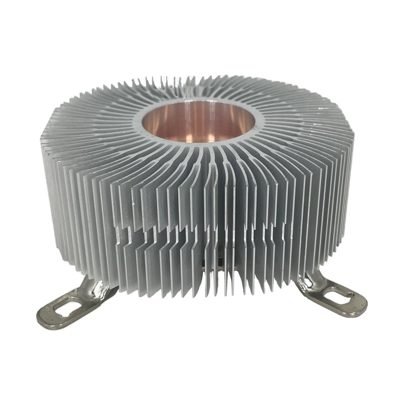 Extrusión de aluminio del disipador de calor de la perforación del amplificador del coche que muele