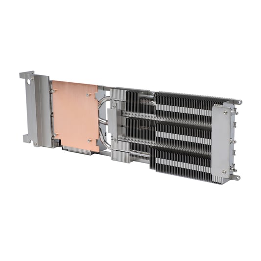 Sellado del disipador de calor de aluminio de la CPU del Heatpipe del cobre del disipador de calor de la aleta