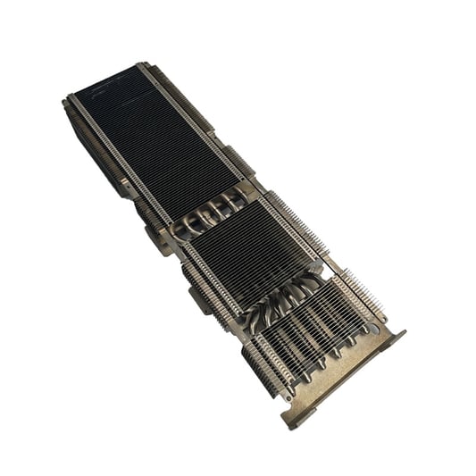 Disipador de calor de aleta estampada de aluminio LED con tubo de calor