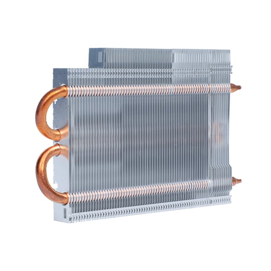 Heatpipe de cobre que sella el disipador de calor de la soldadura de aleta de la hebilla para los servidores
