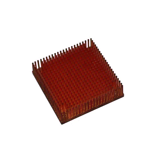 Disipador de calor de aleta de pasador de cobre completo para computadora de fundición a presión