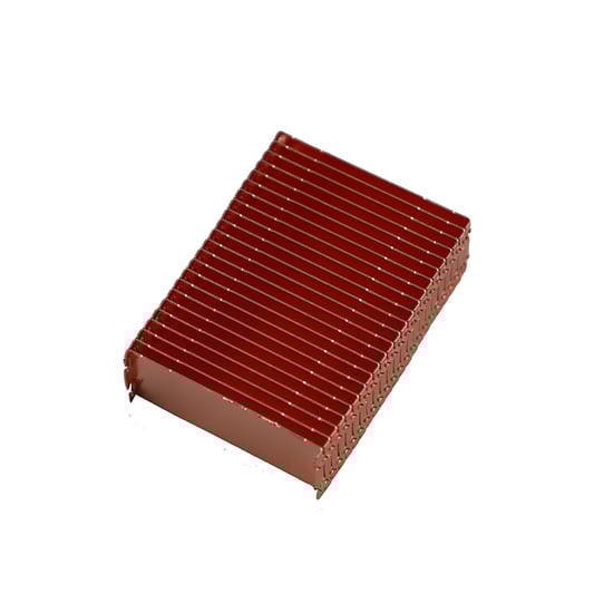 Disipador de calor estampado con aleta de hebilla de cobre del inversor solar