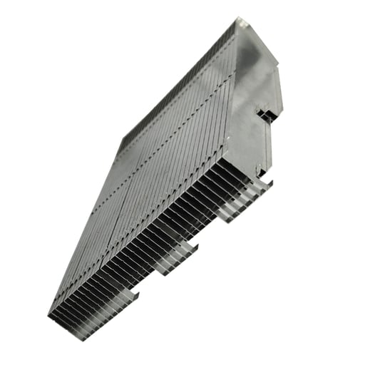 Enfriador de CPU estampado disipador de calor de aleta apilada de aluminio