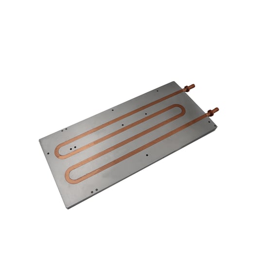 Placa fría líquida del disipador de calor de aluminio del Heatpipe de cobre refrigerado por agua