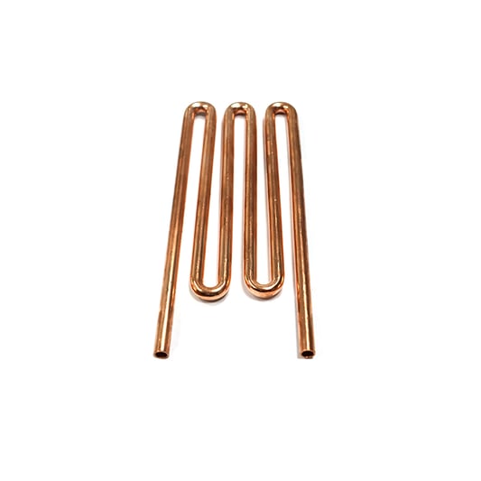 Doblez del tubo de calor de cobre plano niquelado para el regulador del videojuego