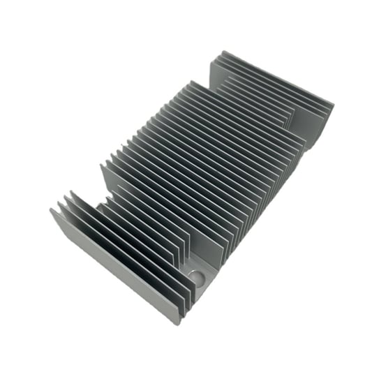 Perfil de aluminio anodizado de extrusión del disipador de calor del inversor solar